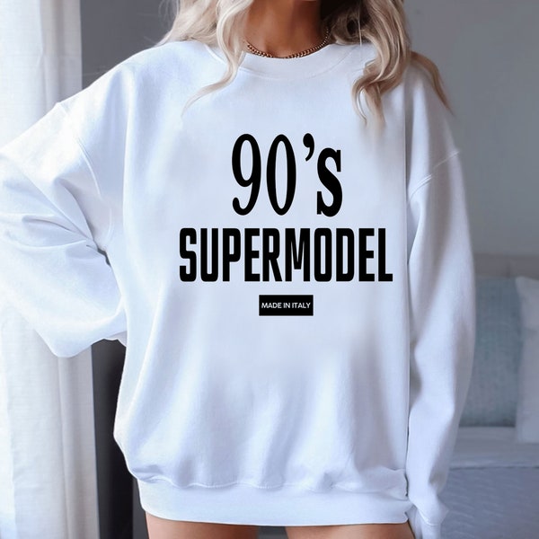 90s supermodel shirt, 90s Fashion Icon Crewneck, 90's Supermodel Shirt, Supermodel Hoodie, Gift for Influencers New Collection Best Seller