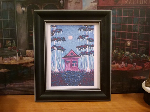 New Orleans Art Swamp Shack Southern Art Bayou Louisiana Folkart Cypress Trees Lagniappe Certificate Of Authenticity
