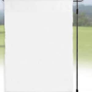 Garden Flag Sublimation Blank 11.5x18 | Double Sided White Flag | No Blackout Panel | DIY Yard Flag for Custom Designs