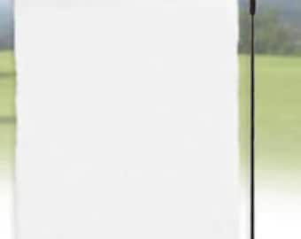 Garden Flag Sublimation Blank 11.5x18 | Double Sided White Flag | No Blackout Panel | DIY Yard Flag for Custom Designs