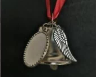 sublimation christmas ornament memorial bells
