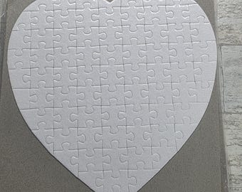sublimation  heart puzzle