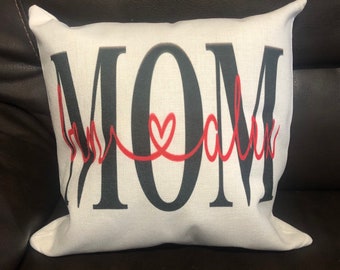 Mom pillow, custom pillow, mom gift