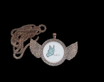 Bulk sublimation angel necklace bundle