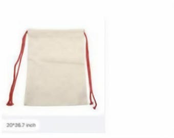 sublimation christmas santa sack