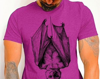 Bat TShirt, Halloween Bats Shirt, Bat Hanging Upside Down Shirt