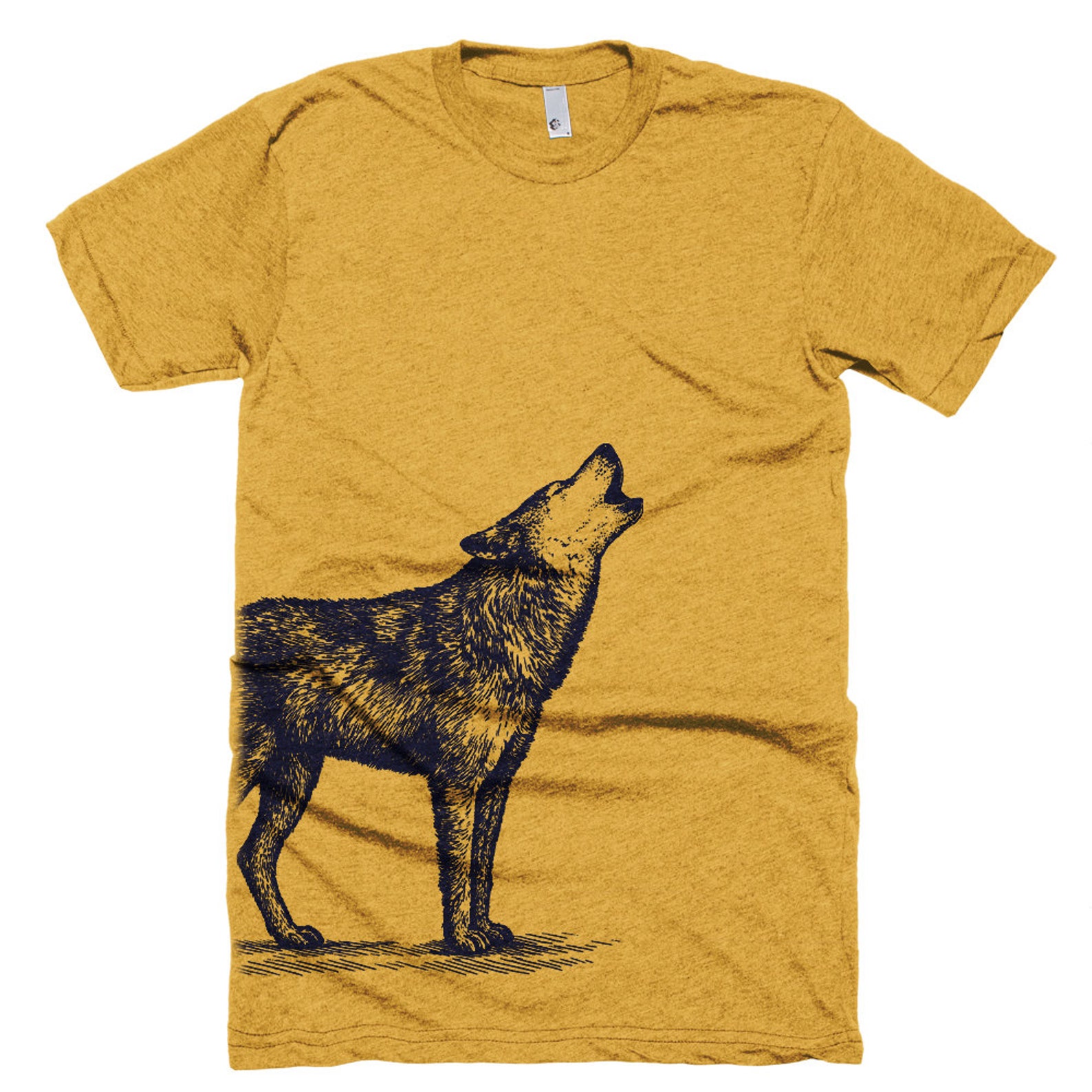 Lone Wolf T Shirt Howling Wolf Tee Shirt Wolf Shirt | Etsy