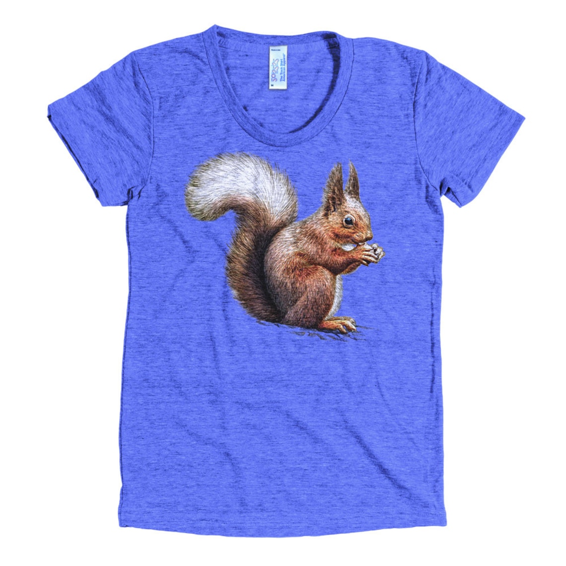 Fun Squirrel Art T Shirt Hand Drawn Squirrel Tee Unique Etsy