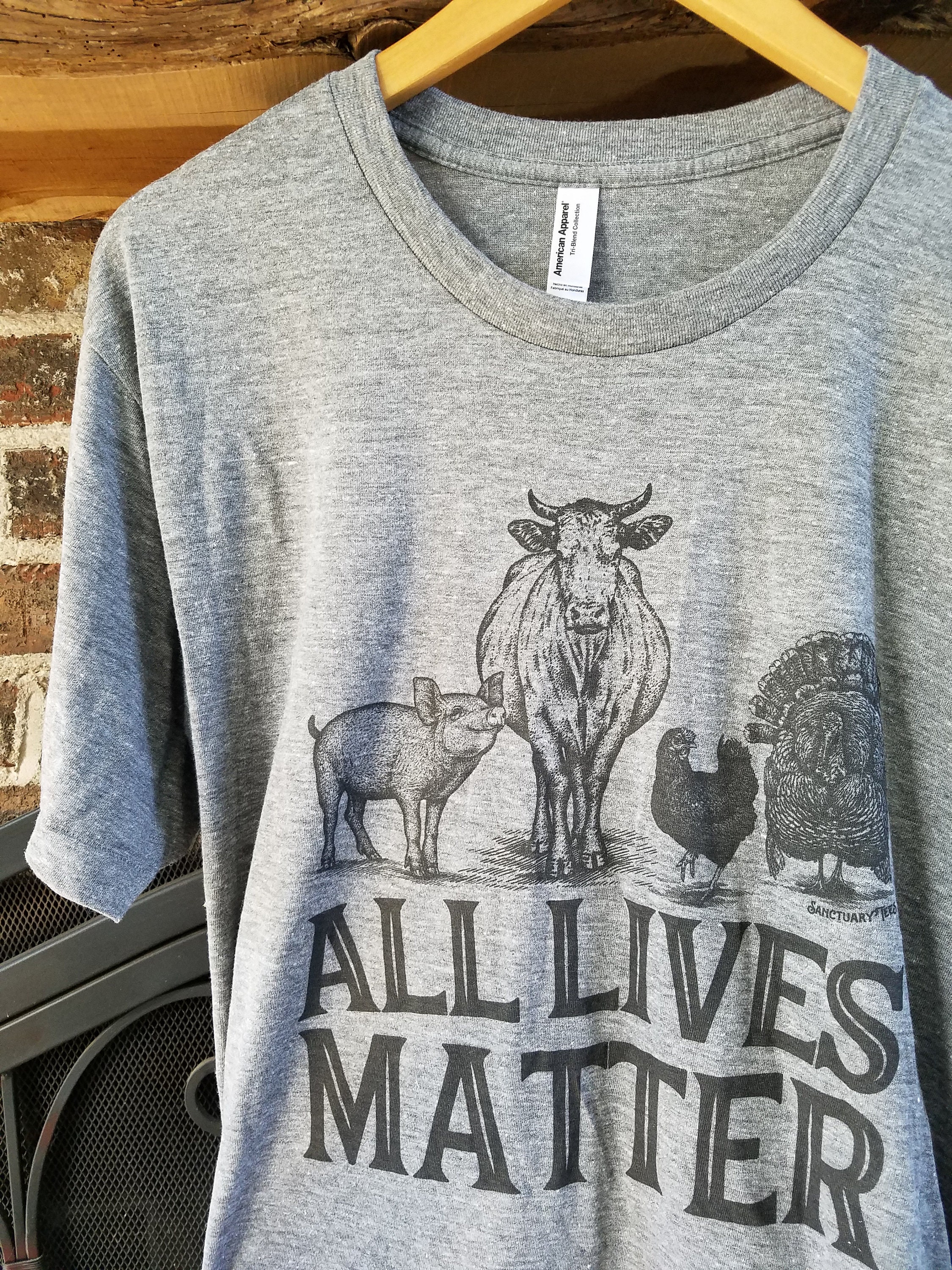 Animal Rights Shirt - Vegan T Shirt - All Lives Matter T Shirt - Animal ...