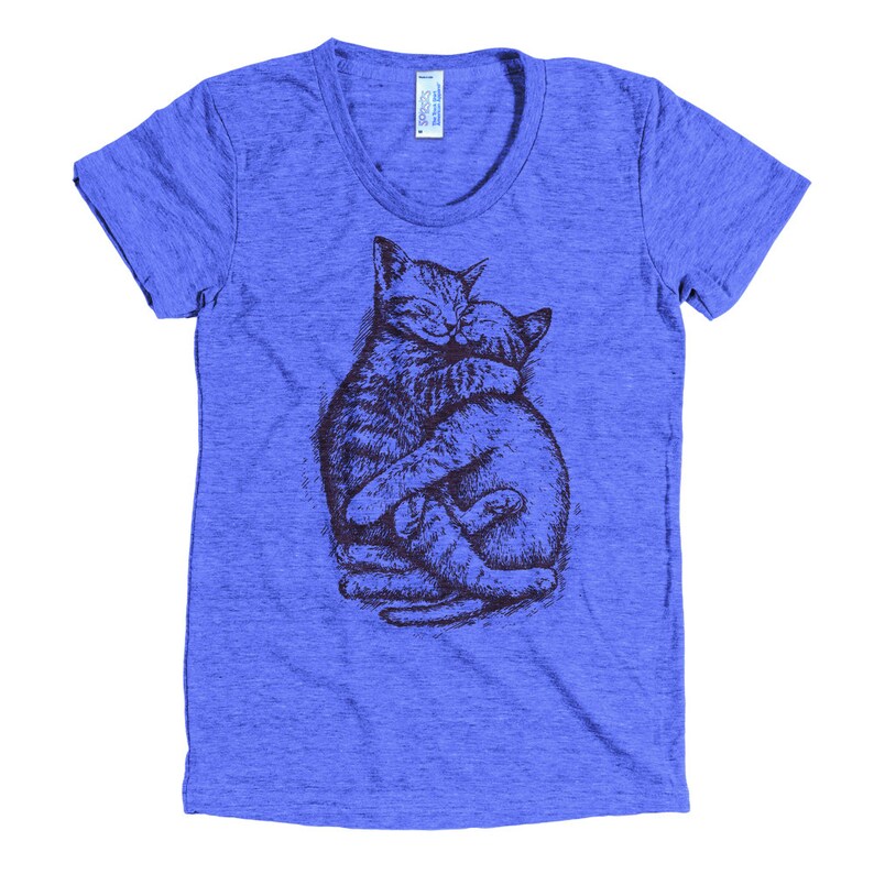 Cuddly Cat T Shirt Kitten Tee Crazy Cat Lady Shirt Cat T - Etsy