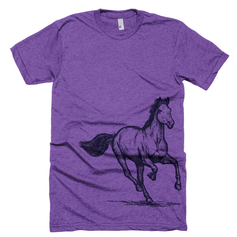 horse button down shirt