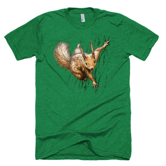 Funny Squirrel T Shirt - Squirrel Tee - Animal T Shirt - Nutty Squirrel Tee - Unisex Bella Canvas T Shirt  - Item 1018