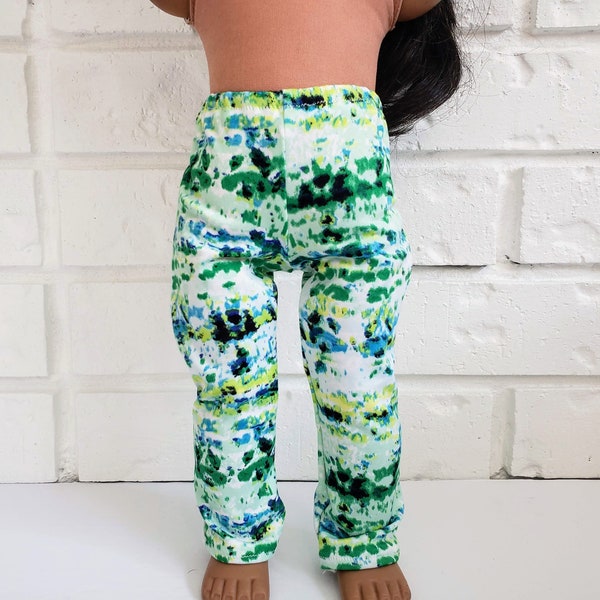 Green Leggings for 18 Inch Doll