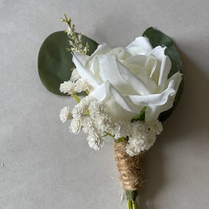 Grooms Boutonnière, Groomsmen Boutonnières, Best Man, Groomsmen