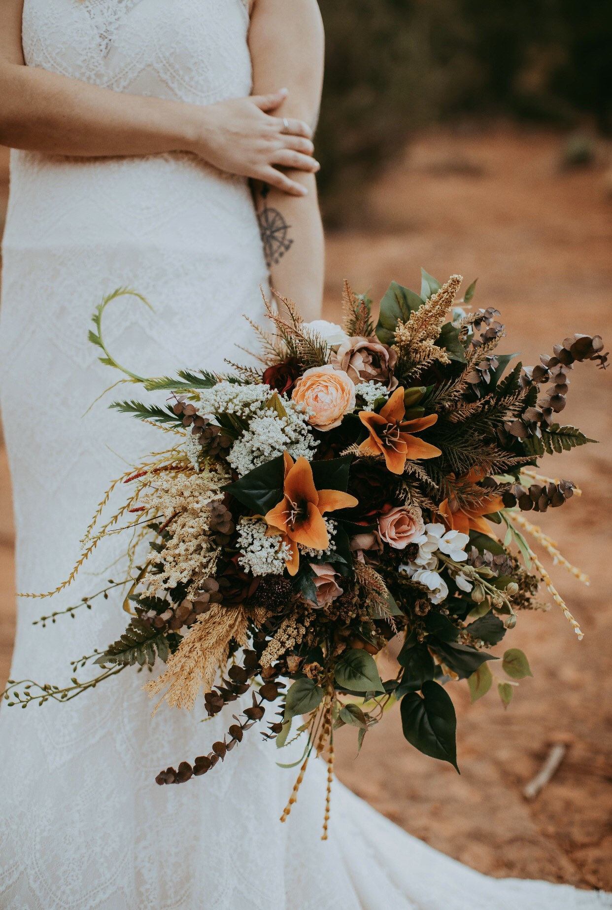 Boho Bridal Bouquet Wedding Bouquet ...