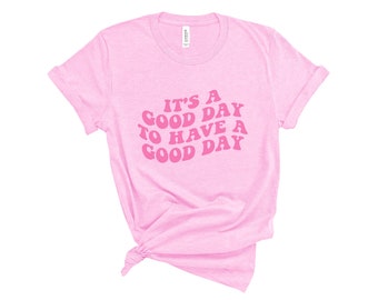 Good Day Retro Unisex Tee - Positive Trendy Graphic T-Shirt