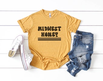 Midwest Honey Retro Unisex Graphic Tee
