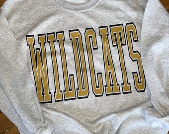 Custom Mascot Sweatshirt | School Spirit Team Apparel