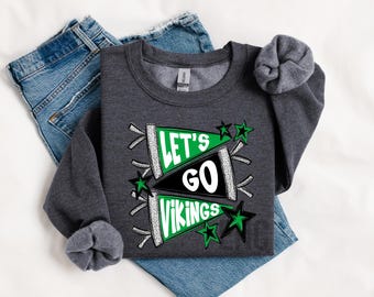 Custom Mascot Pennant Sweatshirt | Game Day Spirit Wear