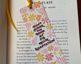 Bookish Bookmark | Don't Judge a Book Aluminum Bookmark