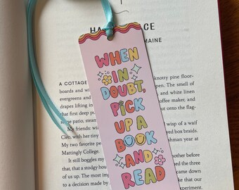 Inspirational Quote Aluminum Bookmark | Book Lover Gift