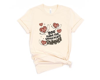 You Make the Whole Place Shimmer Bejeweled Inspired Nurse Tee