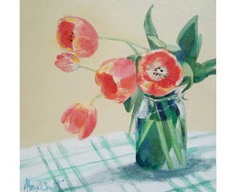 Tulips Posturing