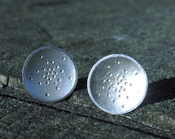 Point Point Point... Silver Earrings