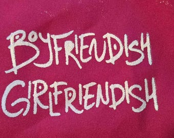 Écusson Boyfriendish Girlfriendish