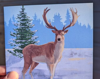 Christmas Deer Card