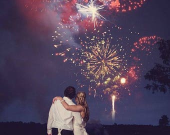 Superposiciones de fuegos artificiales -KCC Photoshop, CC y Photoshop Elements-