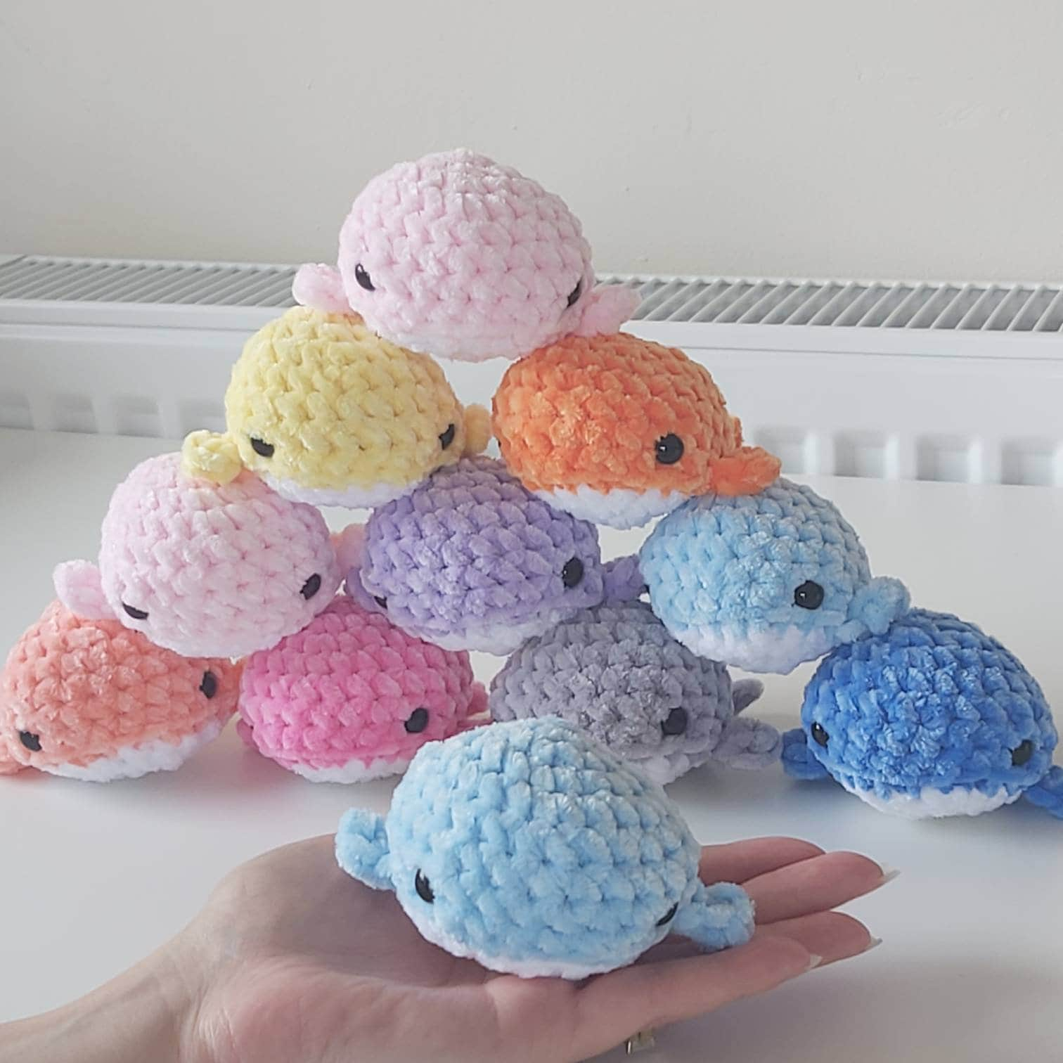 Beginner Crochet Kit Whale, DIY Crochet Kit, Easy Crochet Starter Kit,  Amigurumi Kit, Amigurumi Whale, DIY Craft Kit, Crochet Gift Set 