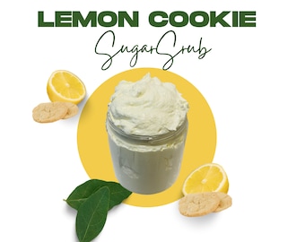 Lemon Cookie Foaming Whipped Sugar Scrub