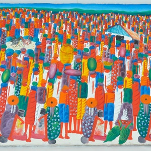 Original Casimir—Oil on Canvas—Haitian Artist Laurent Casimir (1928-1990)