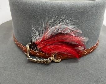 Sombrero de fieltro Akubra "Down Under" australiano vintage, talla 53