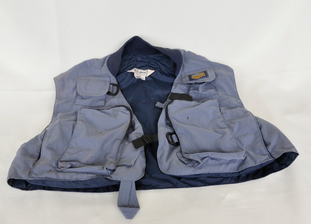 Vintage L.L. Bean Fly Fishing Vest/ XL/ Made in USA Etsy