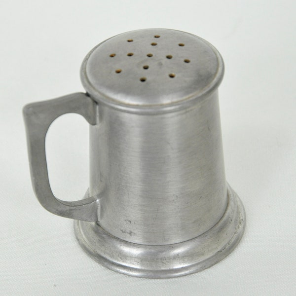 Small Steiff Pewter Pepper Shaker Tankard Style