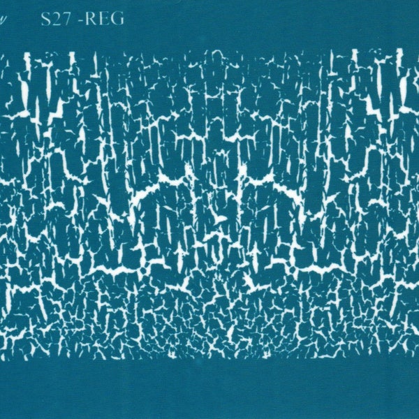 S27 - Crackels - THERAINBOW sérigraphie pour la pâte polymère, sérigraphie, sérigraphies, outils en argile de polymère, Ecran en soie, fimo, kato, outil