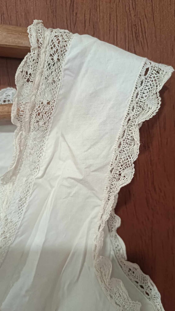 antique french lace corset cover camisole lingeri… - image 10