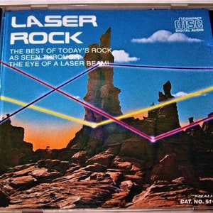 1984 Laser Rock The best of today's Rock as seen through the eye of a Laser Beam 1980s Japan Radio Shack CD. Brand New still  sealed Perfect