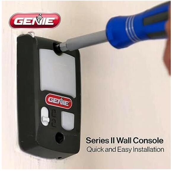 Genie Series II Garage Door Opener Wall Console the Genie Two Mounting