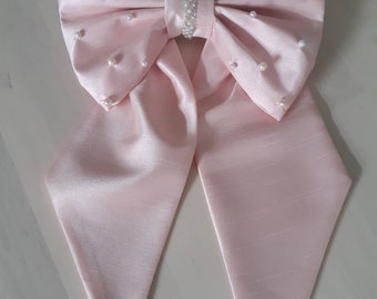 Pearl Bow Curtain Tie Back Set