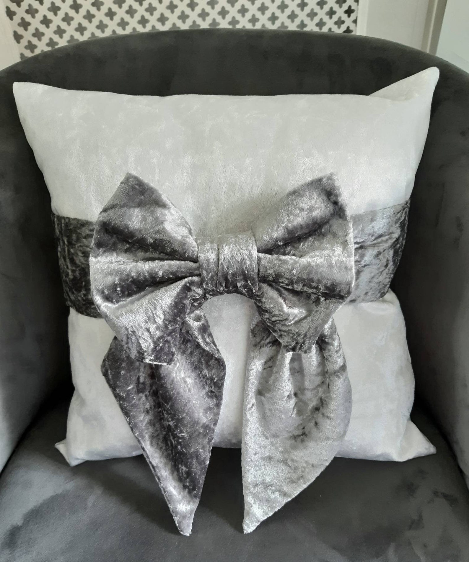 Beautiful Decorative Bow Cushion Etsy