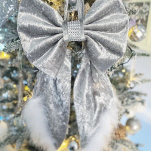 Velvet Christmas Bow