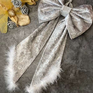 XL Velvet Christmas Bow