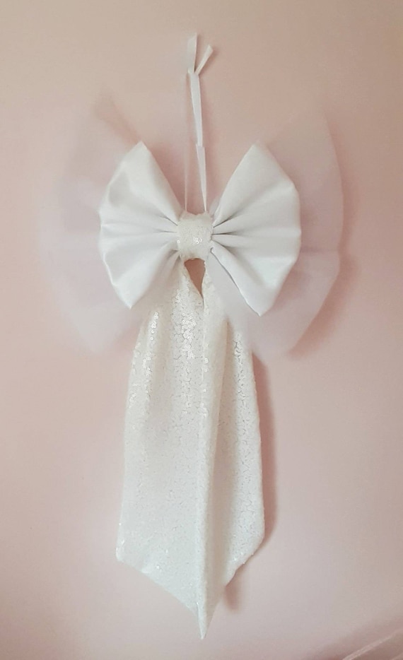 Large White Christmas Bow Etsy Canada