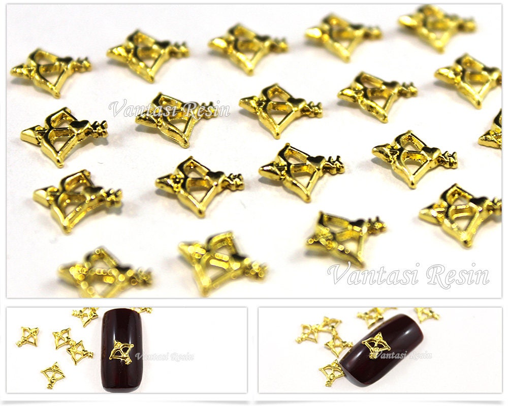 Nail art charms charm 3D nails decal nail polish design gel Etsy
