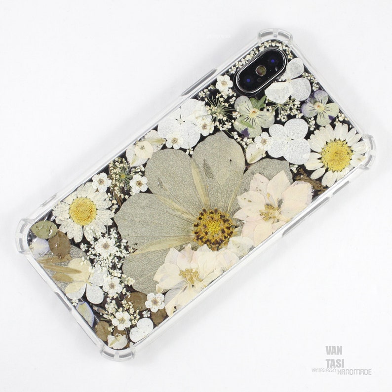 Vintage Botanical Custom Pressed flower phone case cover For Samsung S21 FE case Samsung S22 cae Samsung S22 Ultra case Samsung A73 5g case image 4