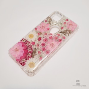 Real pressed flower case  for Iphone IPhone 12 Pro Max 15 14 13 11 XR 8 7 6 5 SE Pixel 8 7 6 5 4 3 2 1XL Samsung S24 23 22 21 20 10 A73 53