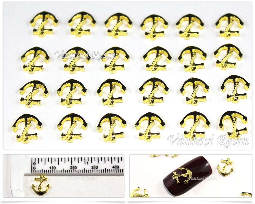 Nail art charms charm 3D nails decal nail polish design gel Etsy